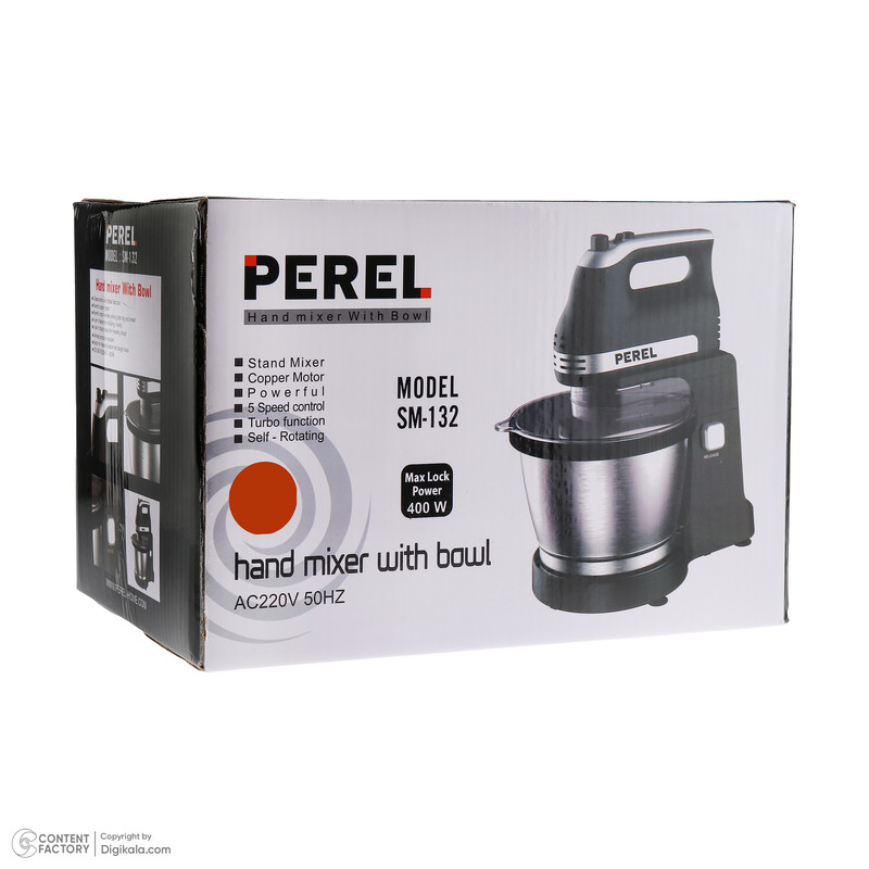 همزن کاسه‌دار 3.5 لیتری پرل مدل  SM132