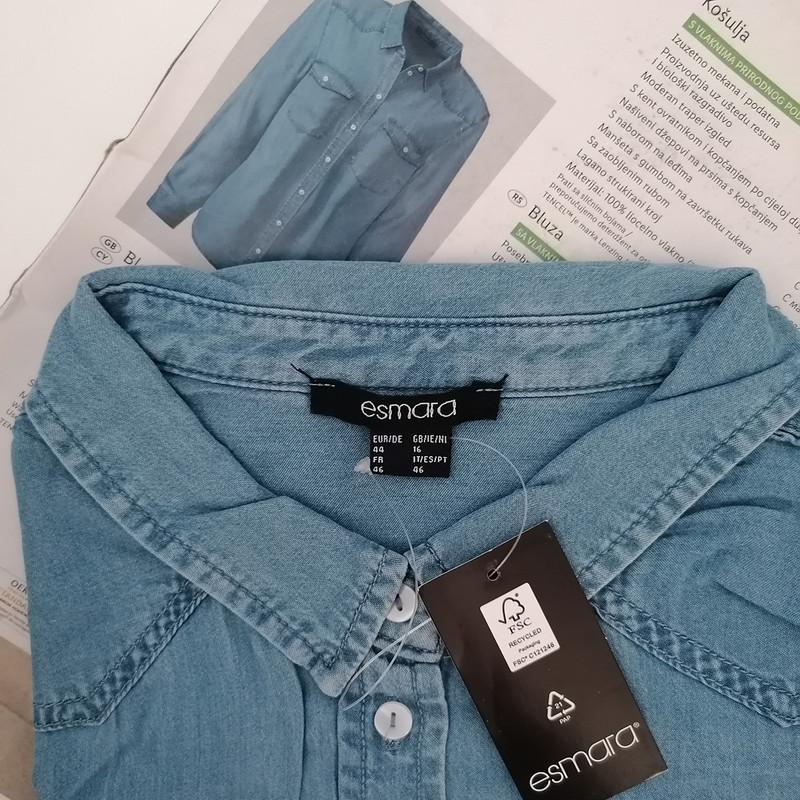 شومیز آستین بلند زنانه اسمارا مدل 17744356