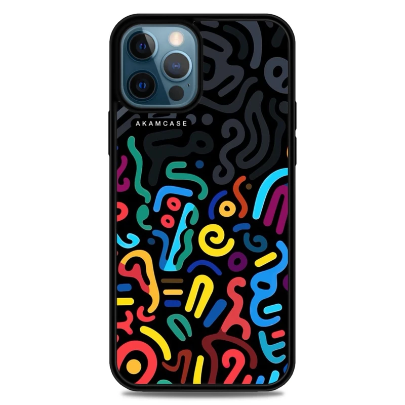 کاور آکام مدل AMC-WA12PROMAX-DOODLE8 مناسب برای گوشی موبایل اپل iPhone 12 Pro Max