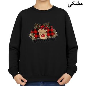 سویشرت زنانه مدل گوزن کریسمس کد v3 