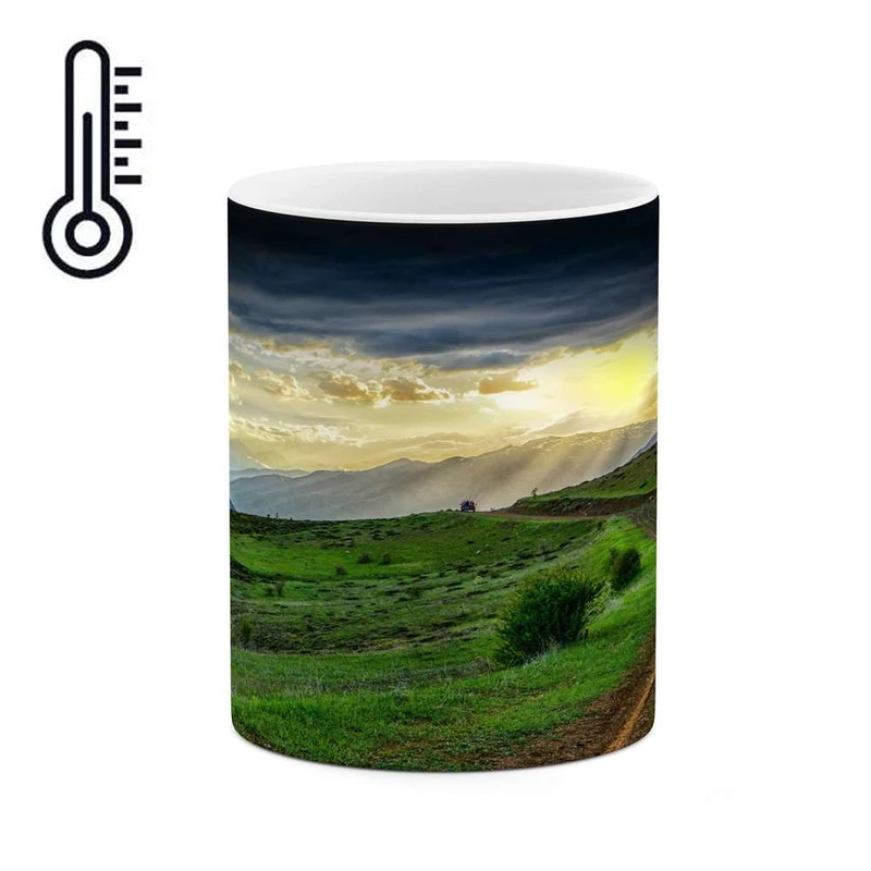 ماگ حرارتی کاکتی مدل منظره کد mgh13183