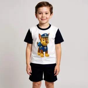 تی شرت آستین کوتاه پسرانه مدل سگ نگهبان کد A73