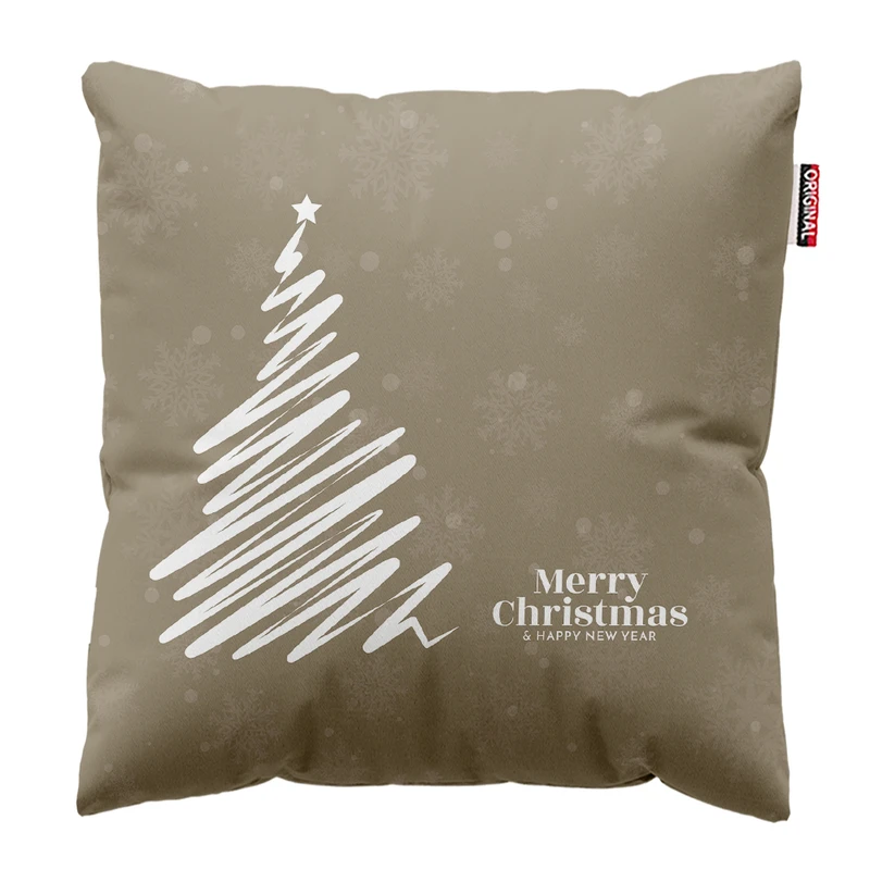 کوسن پاد آفرین مدل کریسمس مبارک کد PK302738 سایز 30*30 سانتی متر