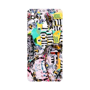 MAHOOT Collage of Teared Paper Cover Sticker for Xiaomi Mi Max 3