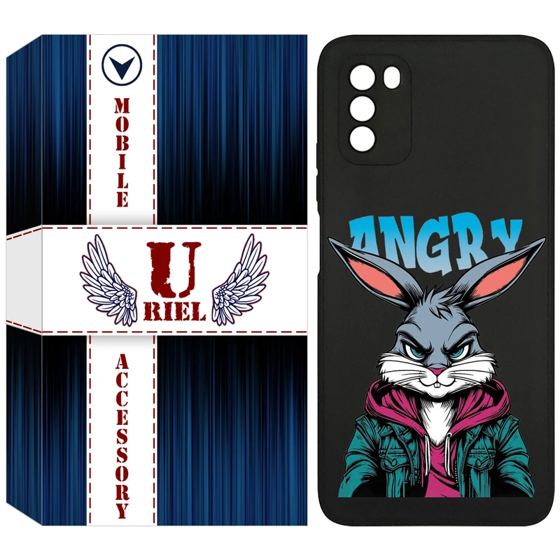 کاور یوریل قاب مدل KSH کد 51 طرح خرگوش مناسب برای گوشی موبایل شیائومی Poco M4 Pro 4G