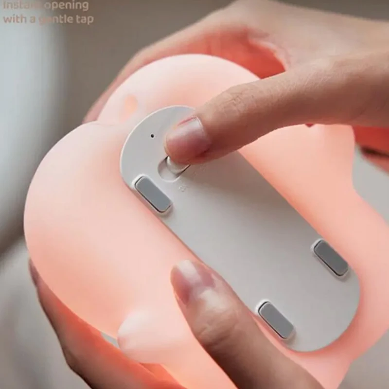 عکس شماره 5 : چراغ خواب کودک مدل خوک خسته