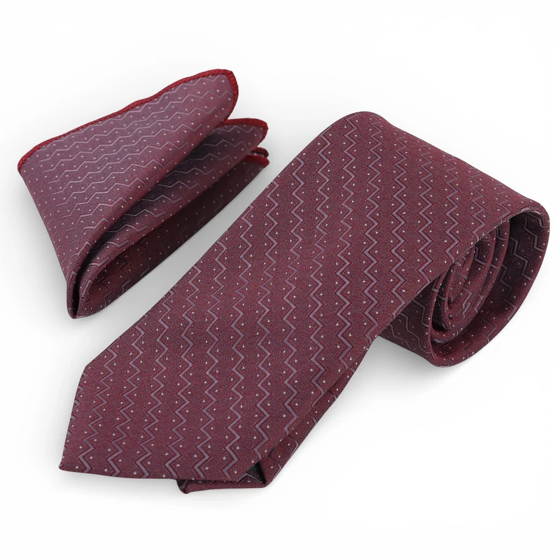 کراوات و دستمال جیب مردانه نسن مدل V64