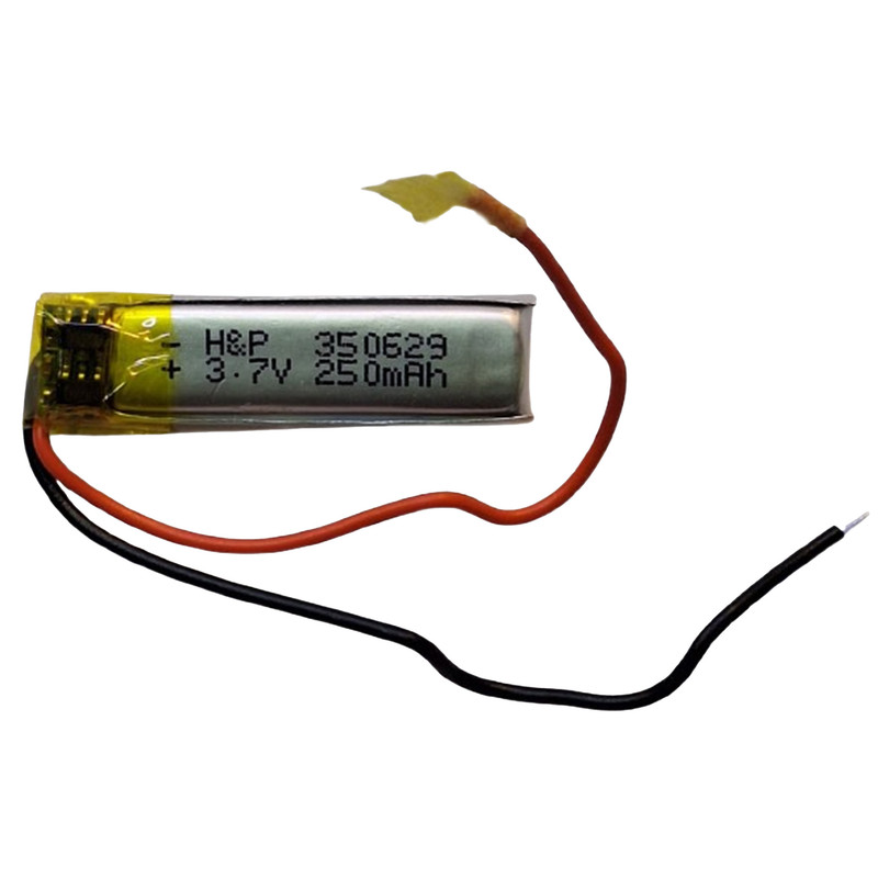 باتری لیتیومی قابل شارژ مدل H-and-P-350629-250 ظرفیت 250 میلی‌ آمپر ساعت