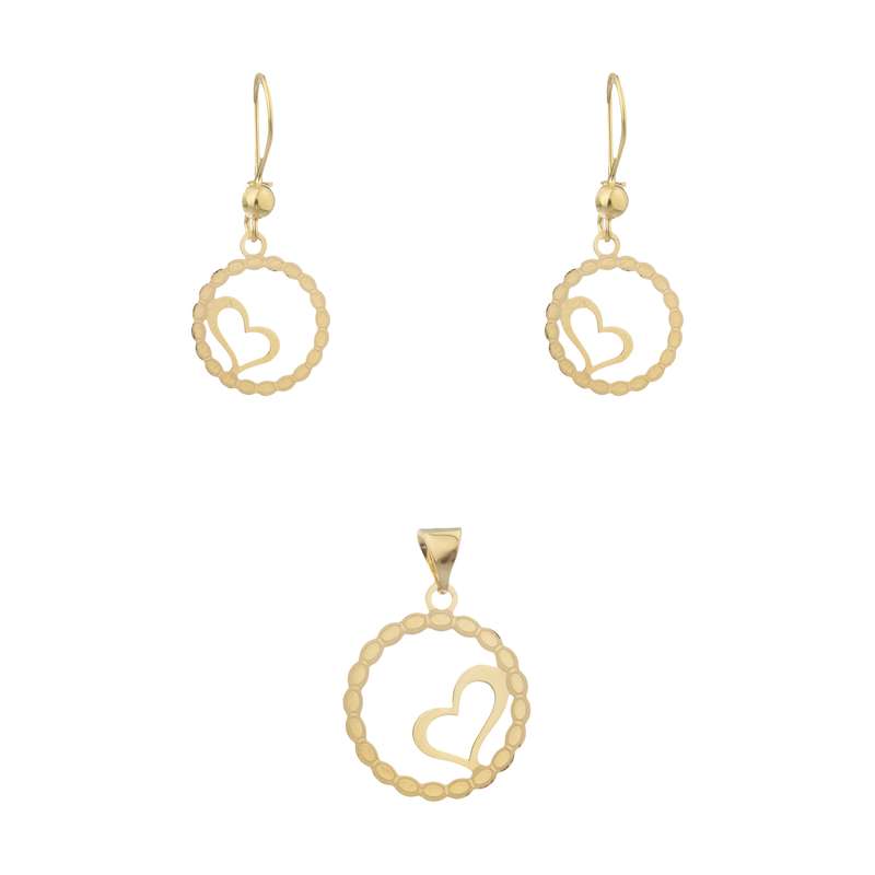 نیم ست طلا 18 عیار زنانه مایا ماهک مدل MS0515 نیم ست طلا 18 عیار زنانه مایا ماهک مدل MS0515