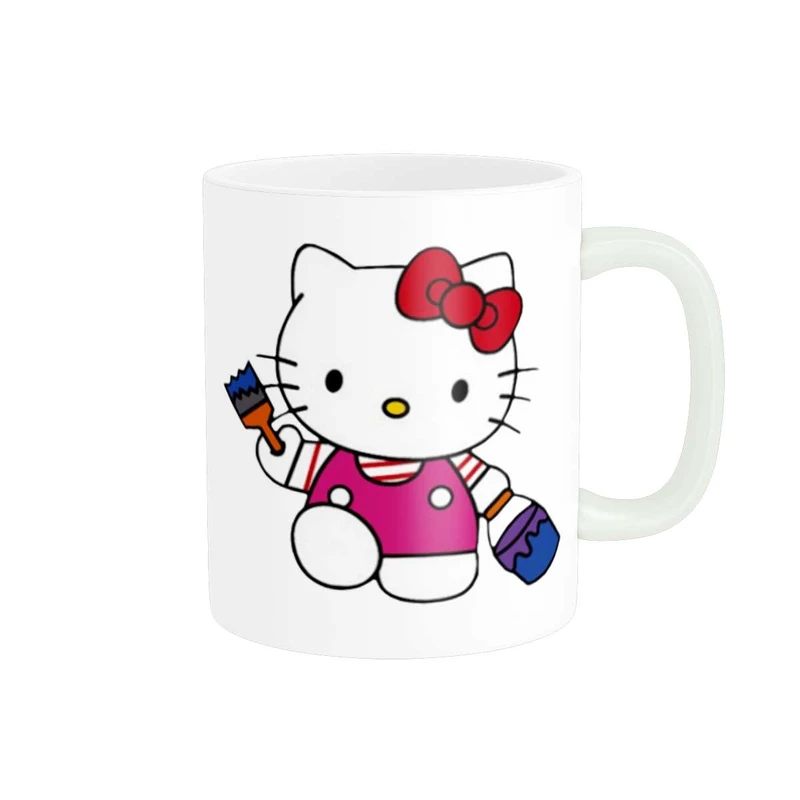ماگ پاد آفرین طرح کارتون هلو کیتی hello kitty کد 3151