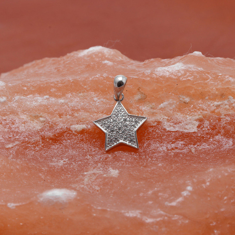 آویز گردنبند نقره زنانه مدل GTA-384 آویز گردنبند نقره زنانه مدل GTA-384