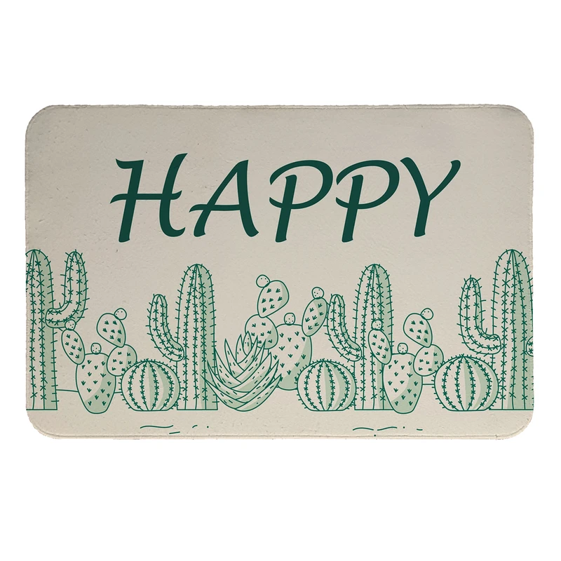 پادری  طرح Happy کد 9334 سایز 60x40 سانتی متر