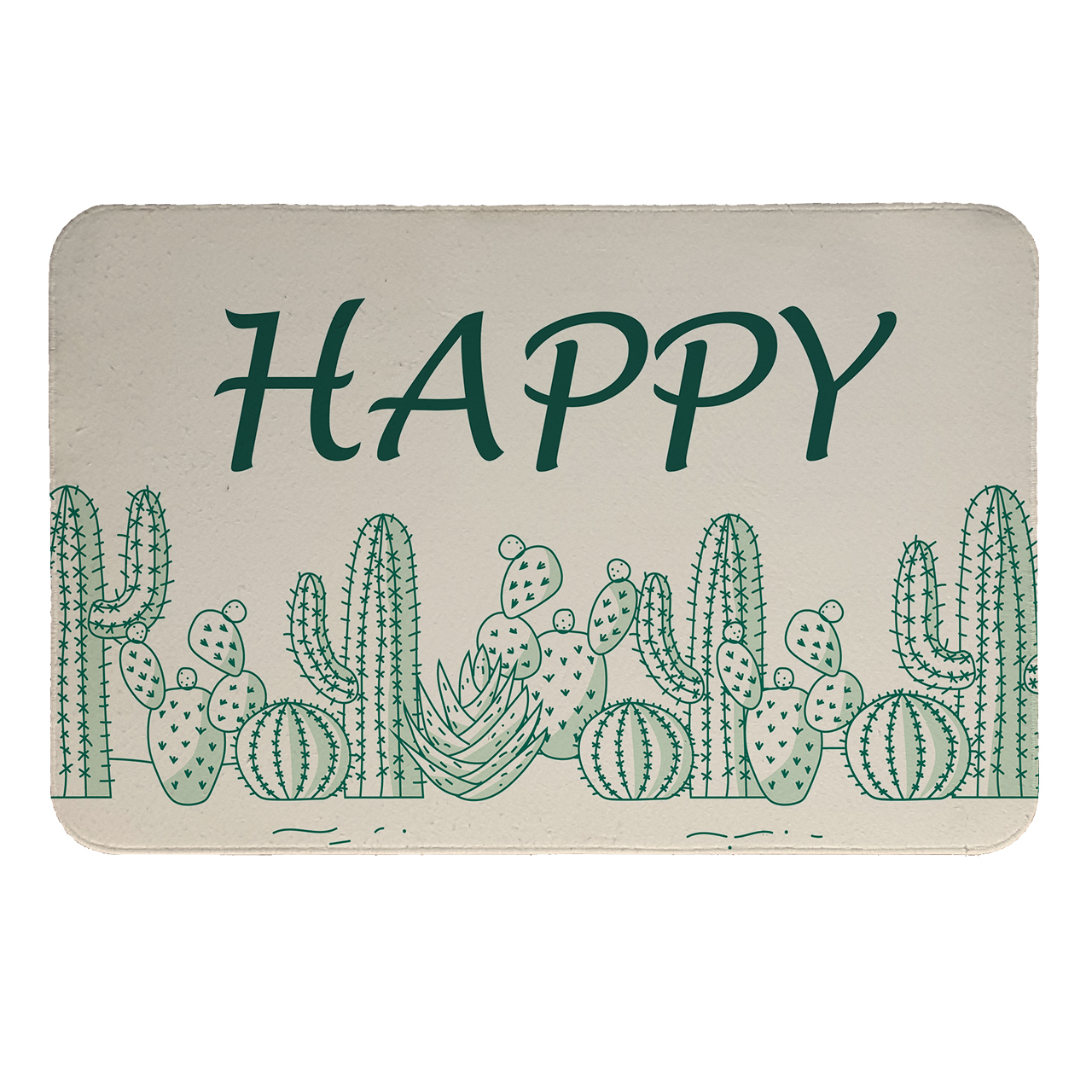 پادری  طرح Happy کد 9334 سایز 80x50 سانتی متر