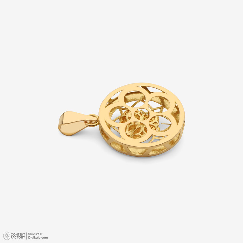 آویز گردنبند طلا 18 عیار زنانه طلای صداقت طرح ورساچه کد PE-VER5