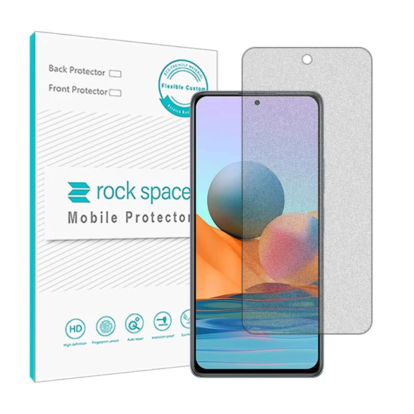 محافظ صفحه نمایش مات راک اسپیس مدل HyMTT مناسب برای گوشی موبایل شیائومیRedmi Note 10 Pro (Japan)