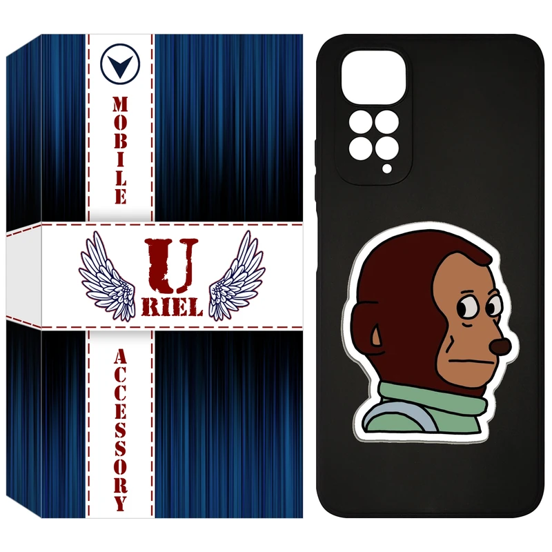 کاور یوریل مدل KSH کد 88 طرح میمون مناسب برای گوشی موبایل شیائومی Redmi Note 11 4G / Note 11S