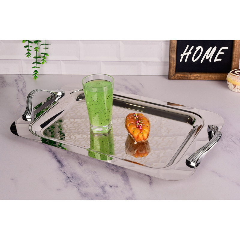 سینی دسته دار یونیک کد 4041 سایز 30*51 سانتی متر