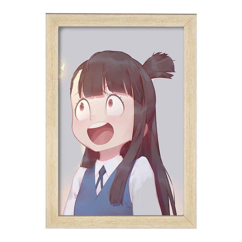 تابلو خندالو مدل اکو انیمه جادوگران کوچک Little Witch Academia  کد 22863