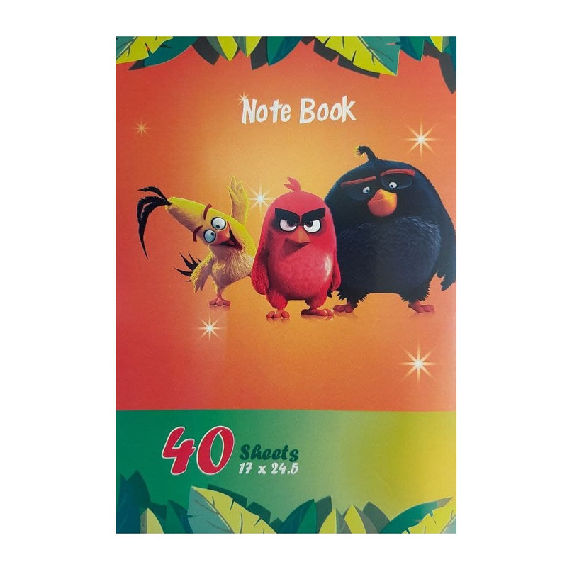 دفتر مشق 40 برگ تاج دانش مدل انگری برد کد 040