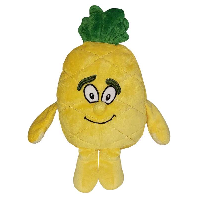 عروسک طرح آناناس مدل Smiley کد 765 ارتفاع 28 سانتی‌متر