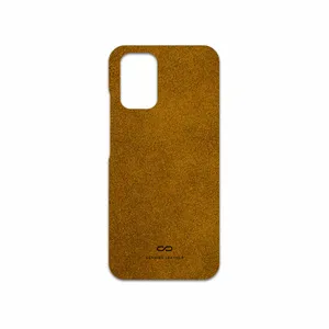 MAHOOT Brown-Chamois-Leather Cover Sticker for Xiaomi Redmi Note 10
