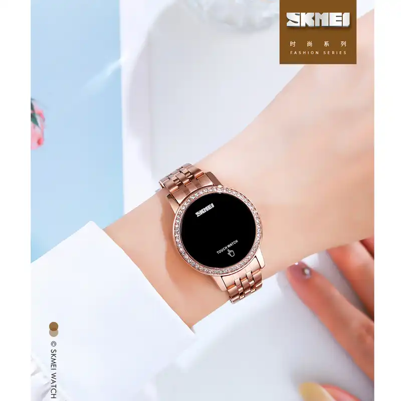 ساعت مچی دیجیتال زنانه اسکمی مدل 16-69 کد 01