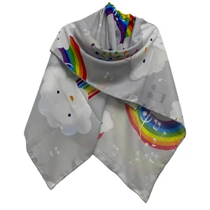 روسری دخترانه مدل نخی چهارفصل دست دوز کد 1534