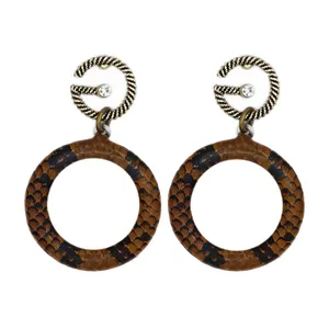 گوشواره دخترانه مدل دایره طرح G