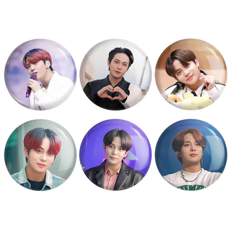  مگنت خندالو طرح جونگهو گروه ایتیز ATEEZ کد 1275A مجموعه 6 عددی