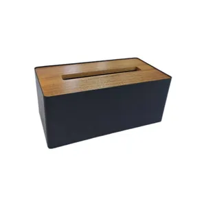 جعبه دستمال کاغذی چوبی مدل مهتاب