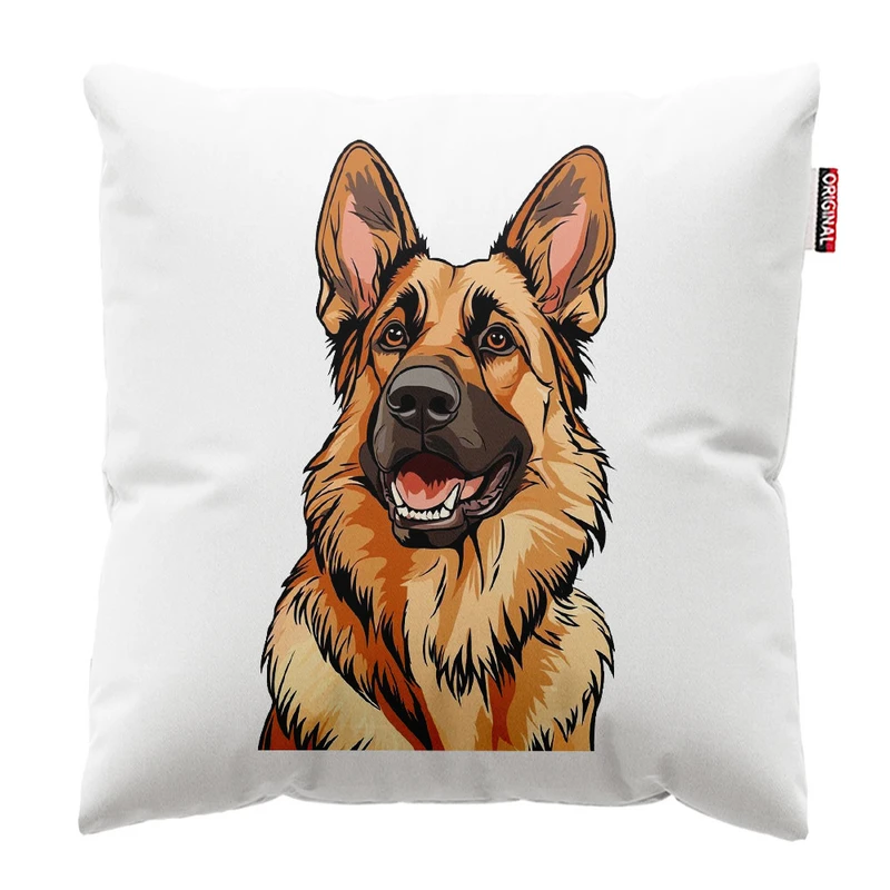 کوسن پاد آفرین طرح سگ کد 2340 سایز 30*30 سانتی متر