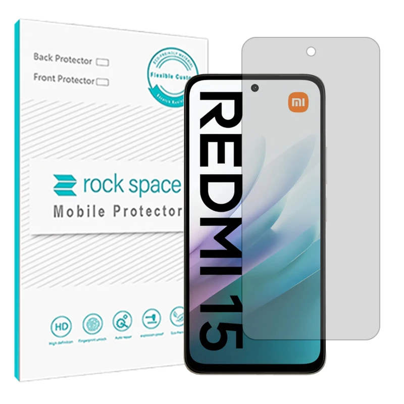 محافظ صفحه نمایش مات راک اسپیس مدل Resistant مناسب برای گوشی موبایل شیائومی Redmi 15 4G