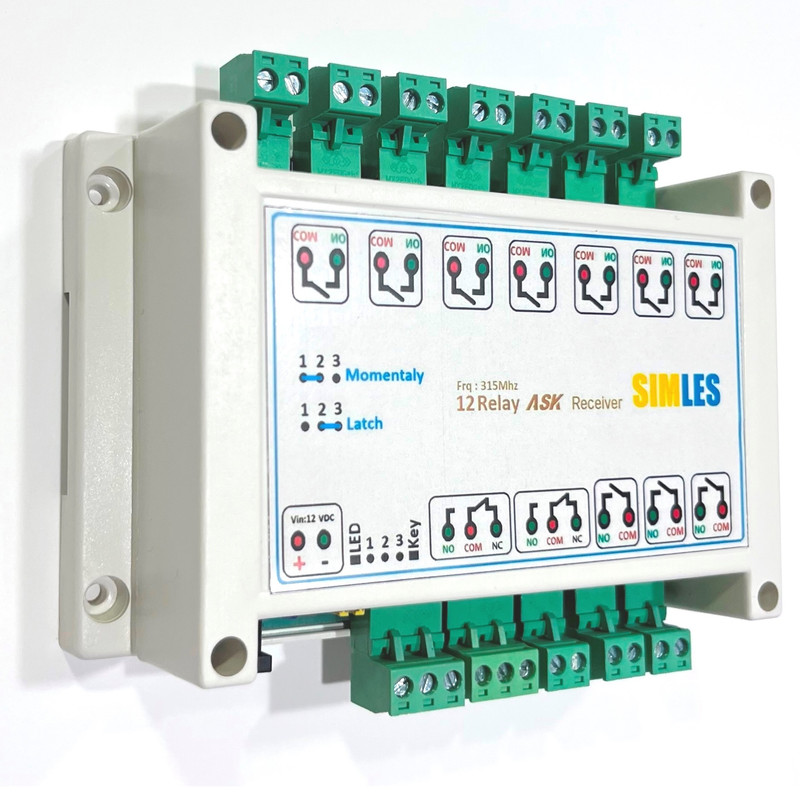 ریموت کنترل ریموتی 12 کانال سیملس مدل PN1495