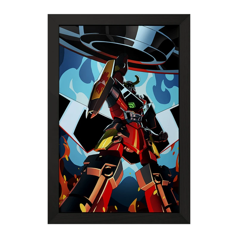 تابلو خندالو مدل انیمه گورن لاگان کد 32295