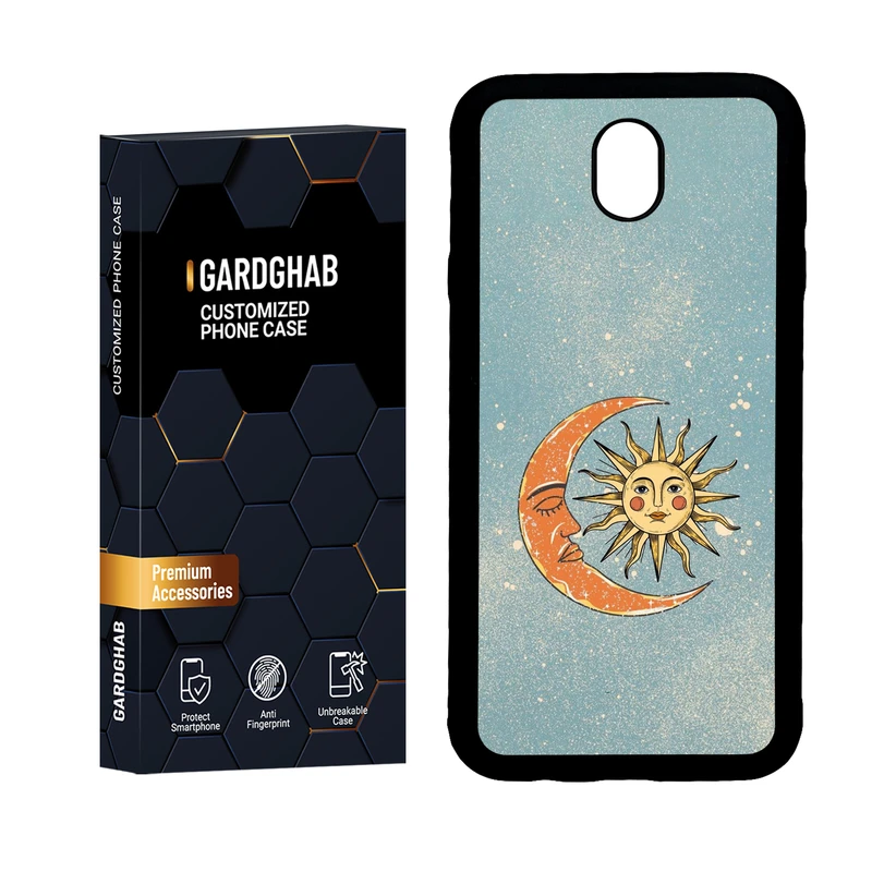 کاور گارد قاب مدل دور ژله ای هنری مناسب برای گوشی موبایل سامسونگ Galaxy J5 Pro