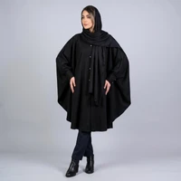 مانتو زنانه مدل عبایی کرپ الیزه