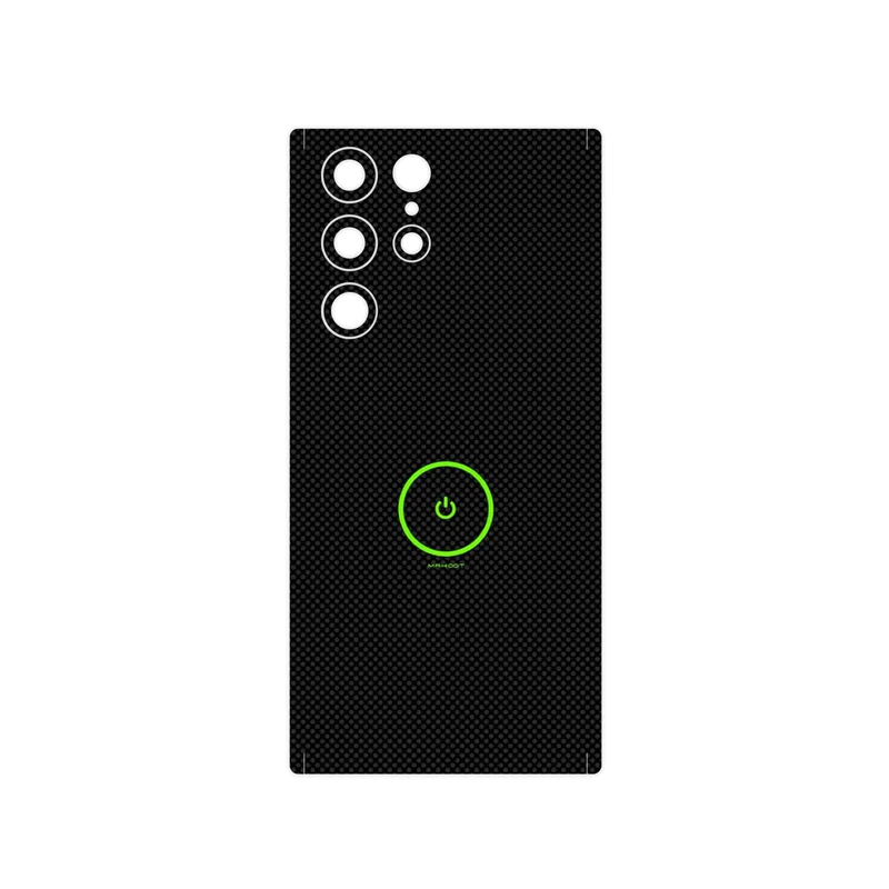 برچسب پوششی ماهوت مدل Minimal Power Button مناسب برای گوشی موبایل سامسونگ Galaxy S22 Ultra 5G