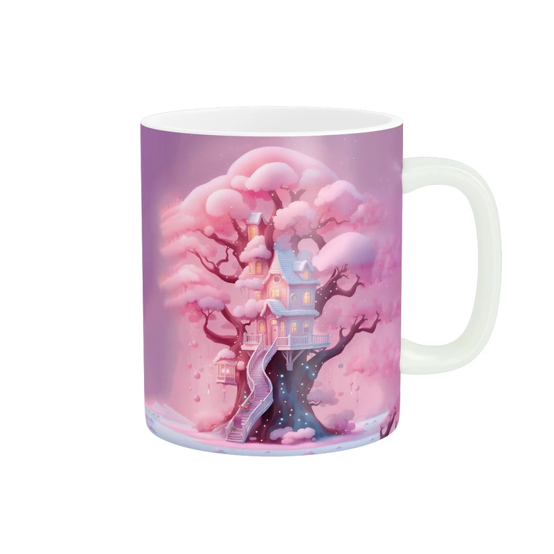 ماگ پادآفرین مدل خانه درختی کد 1335