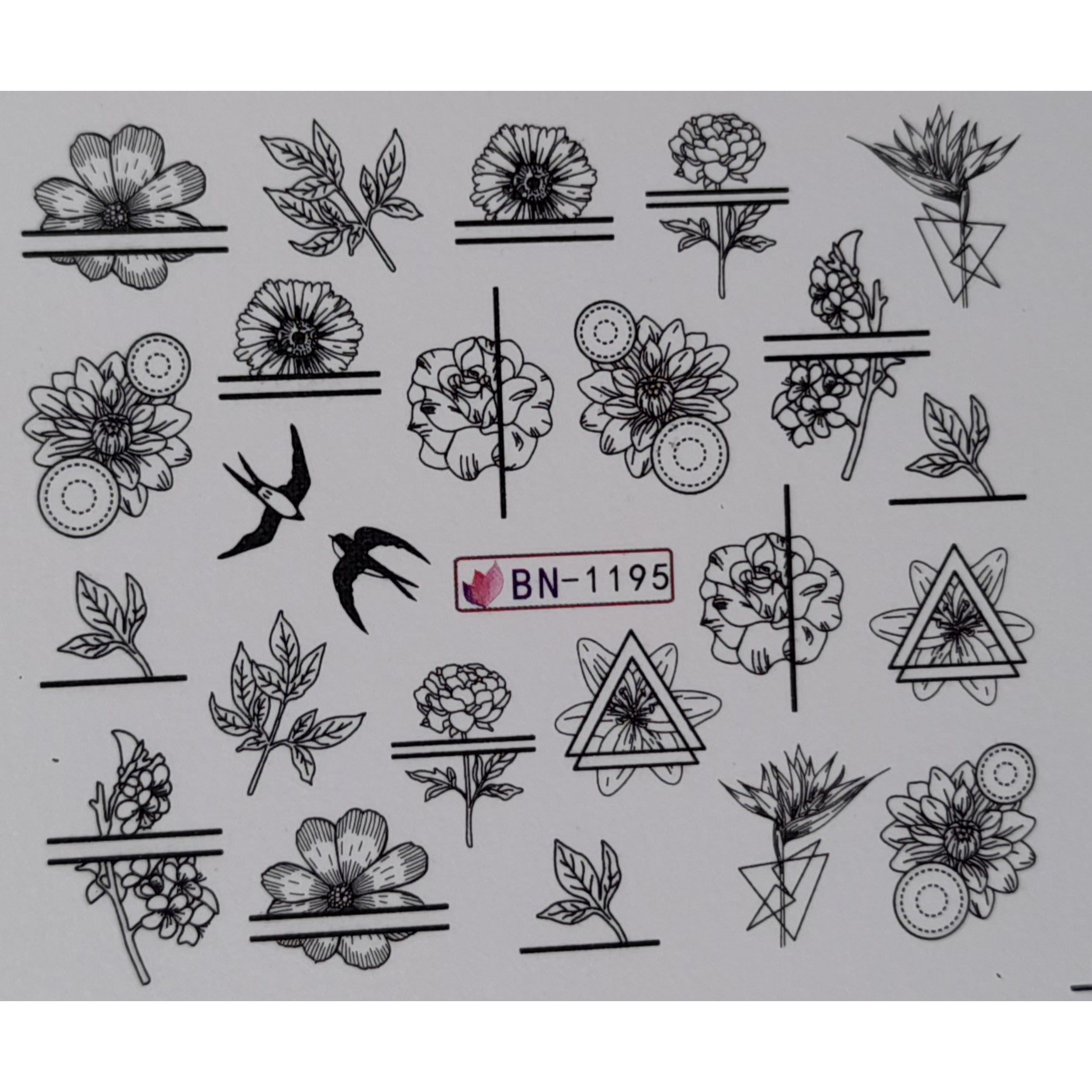 برچسب لنز ناخن کد L89