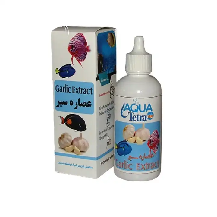 عصاره سیر آکواریوم مدل آکوا تترا حجم 60 میلی لیتر