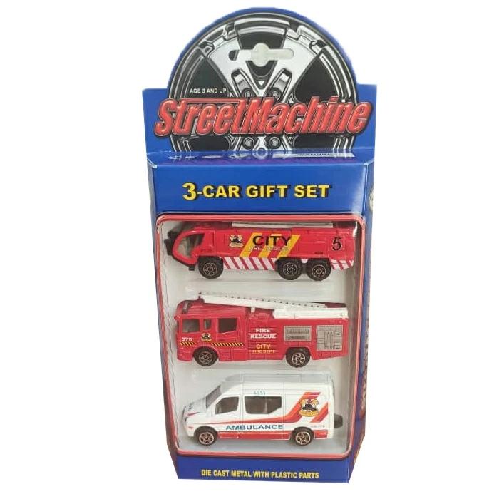 ماشین بازی طرح آتشنشانی مدل R2082 مجموعه 3 عددی