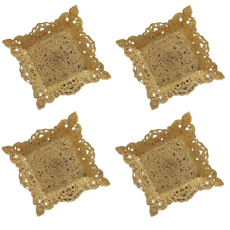 شیرینی خوری طرح پروانه مجموعه 4 عددی 
