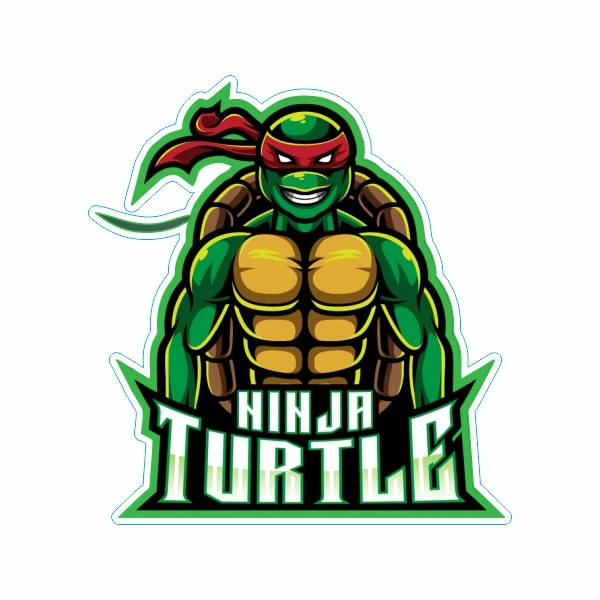برچسب بدنه خودرو طرح ninja tutle کد 138