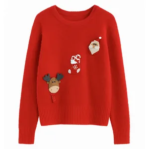 پلیور یقه گرد زنانه مدل 1821