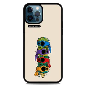 AKAM AMC-WA12PROMAX-NINJA TURTLES5 Cover For Apple iPhone 12 Pro Max