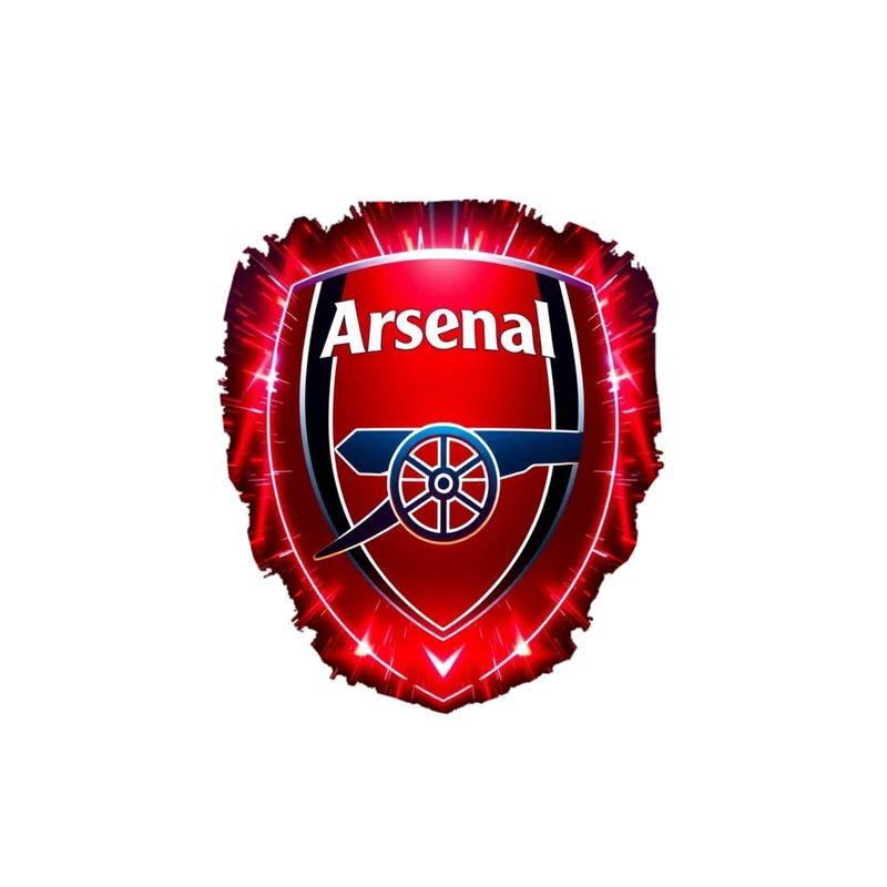 استیکر پارچه و لباس پاد آفرین مدل فوتبالی آرسنال کد 4163