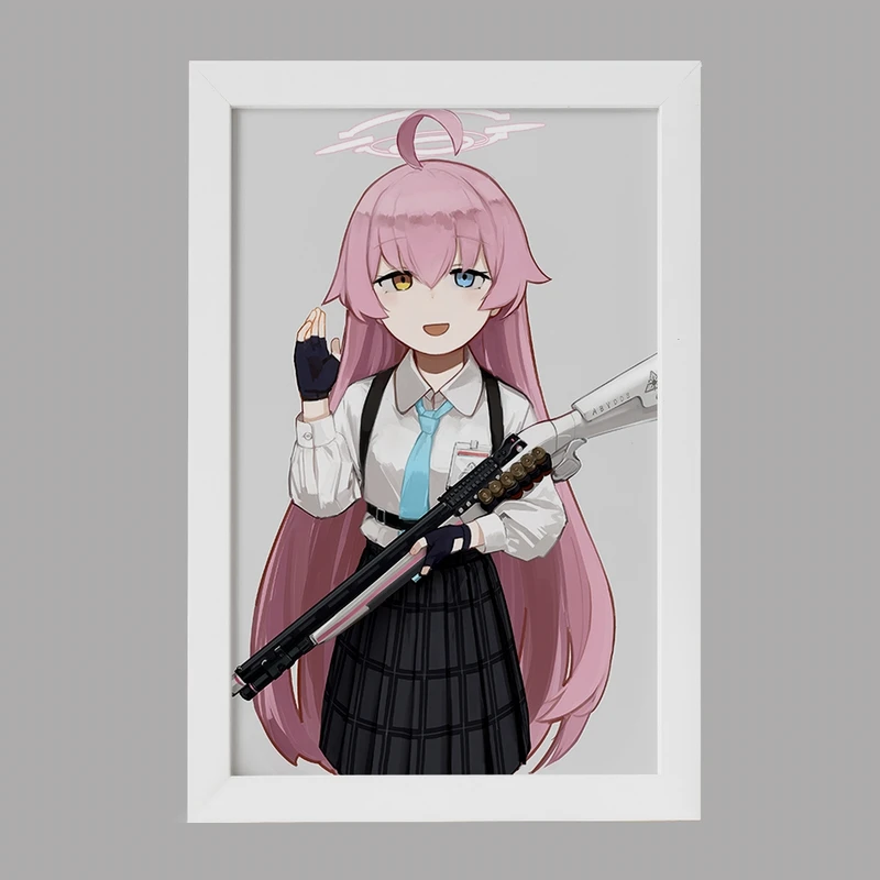 تابلو خندالو مدل بازی آرشیو آبی (Blue Archive) کد 34392