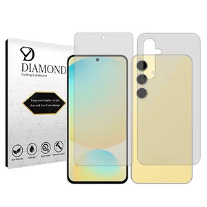 Diamond Tough model transparent screen protector suitable for Samsung Galaxy M55 5G mobile phone along with the back protector