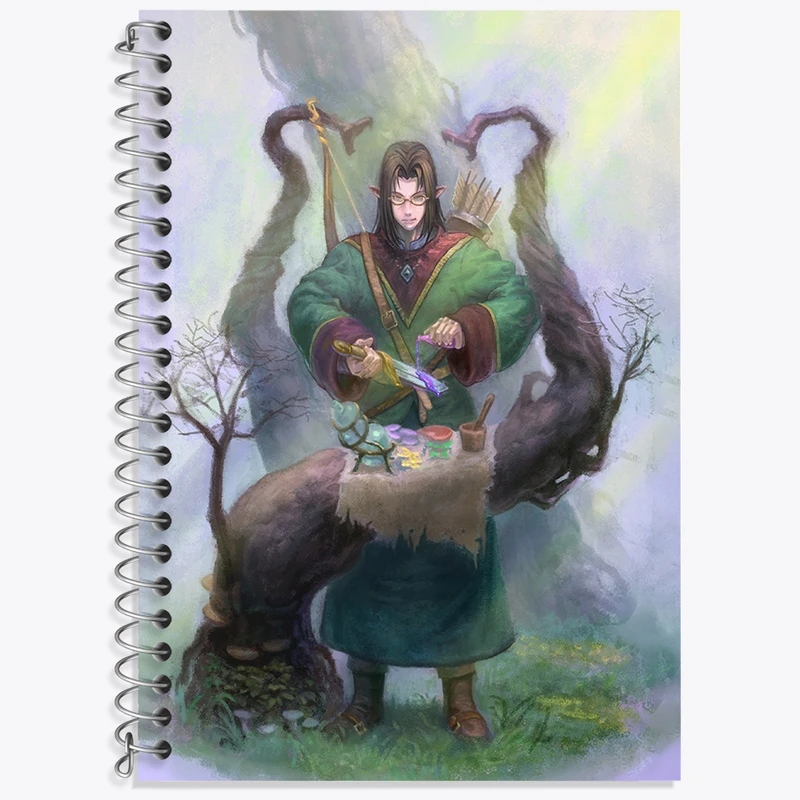 دفتر لغت 50 برگ خندالو طرح بازی اسکایریم (Skyrim) کد 32762