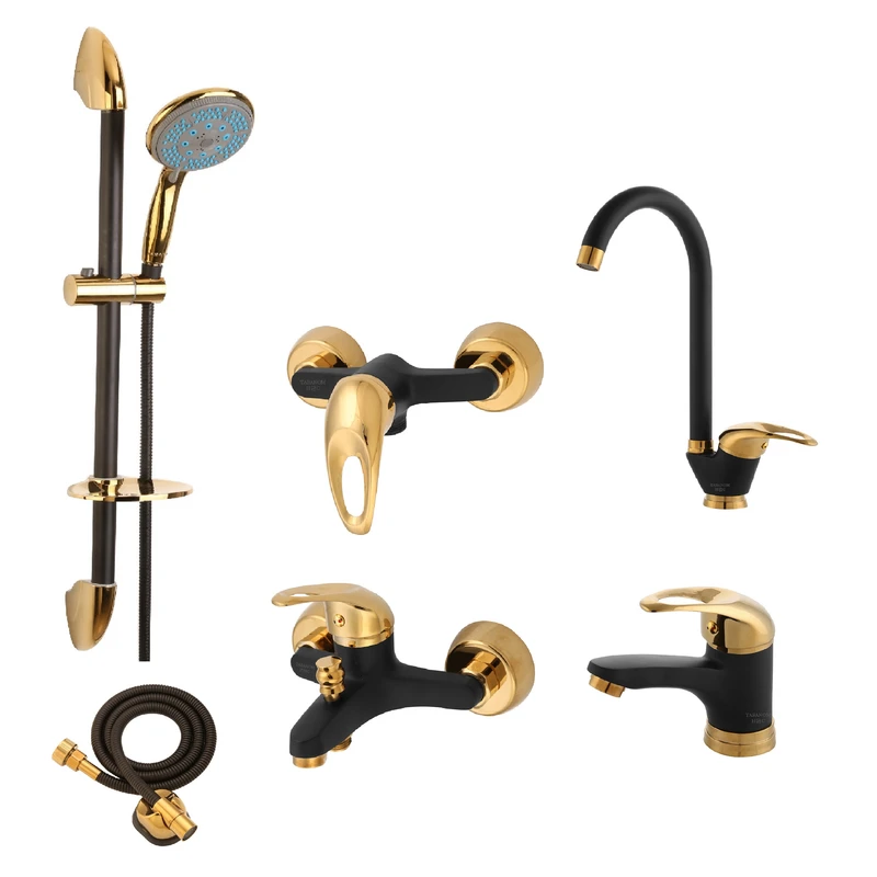 ست شیرآلات ترنم مدل سولار پلاسMT مجموعه 6 عددی 